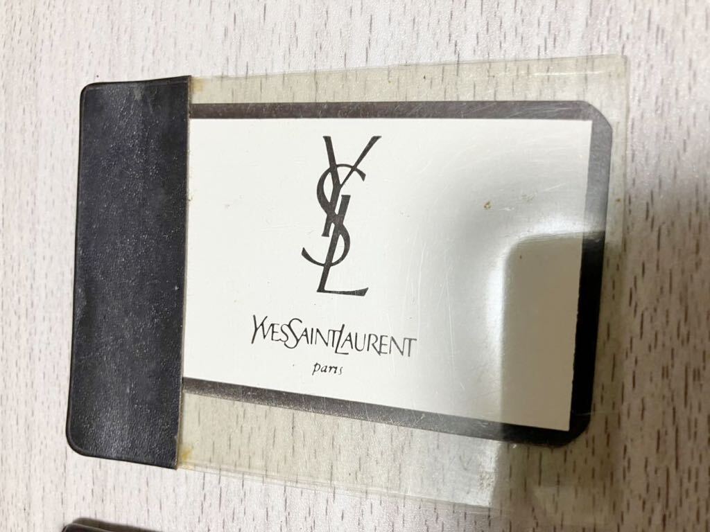 【Yves saint Laurent イヴサンローラン】二つ折り財布 ヴィンテージ こげ茶 札入れ カード入れの画像7