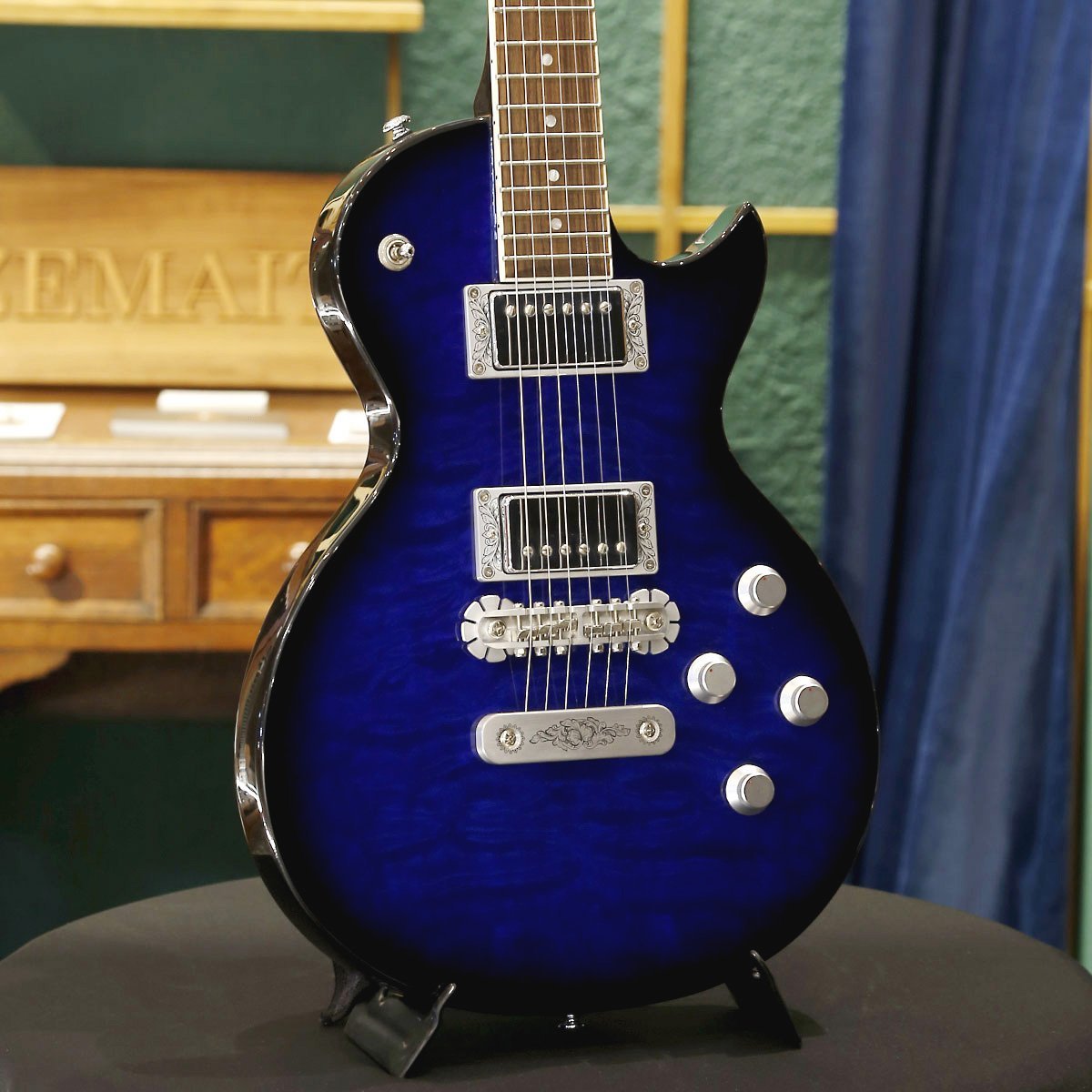 送料無料 Zemaitis SFW22 BLB Blue Burst 新品 ゼマイティス エレキギター 22フレット ギグバッグ付 検品調整済出荷