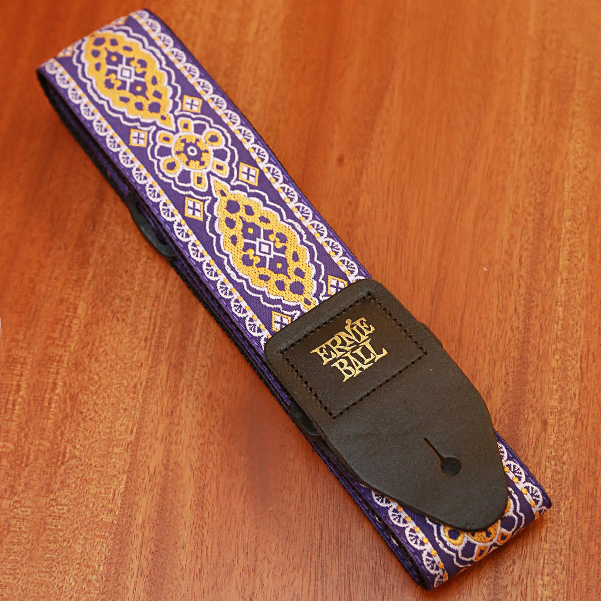 特価「Ernie Ball Purple Sunset Jacquard Straps [#4095]」 アーニーボール ジャカード ストラップ パープルサンセット ギターストラップ_Ernie Ball ギターストラップ