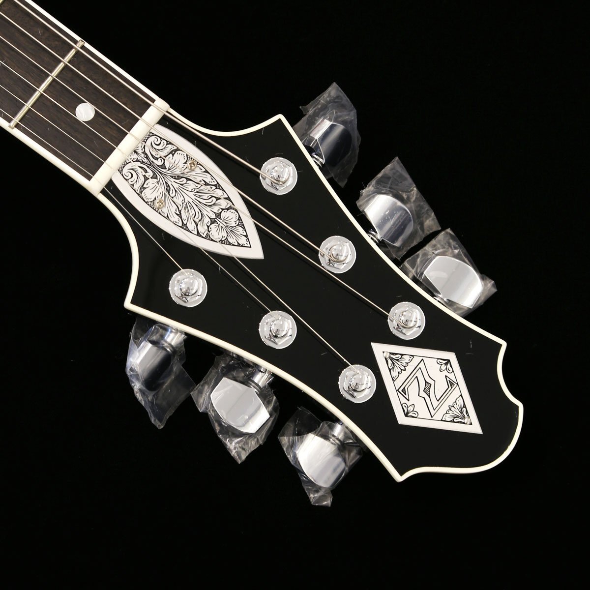 送料無料 訳あり 特価 Zemaitis Metal Fronts MFGV22 BK Gloss Black ゼマイティス ギター エレキギター 店頭展示品 検品調整済出荷 ケースの画像5