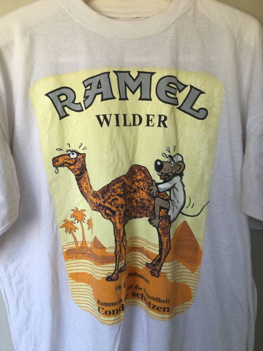 90's CAMELキャメルRAMELラメル　パロディ性交エロ交尾ファニーTシャツ/検USA製ミッキーLevi'sヴィンテージSTUSSYハーレーエッシャー_画像3