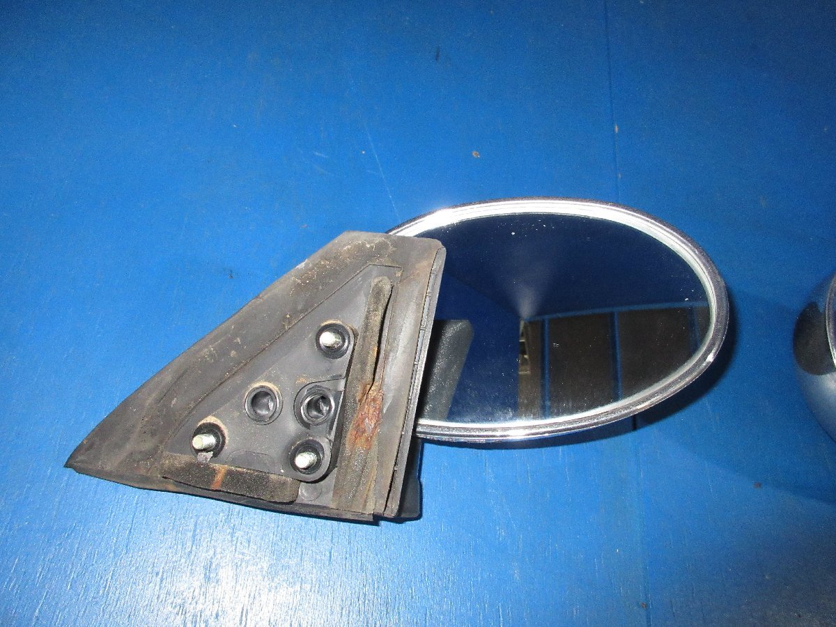  Daihatsu Opti classic E-L300S левый правое наружное зеркало зеркало заднего вида металлизированный фиксация возможно . царапина иметь (K