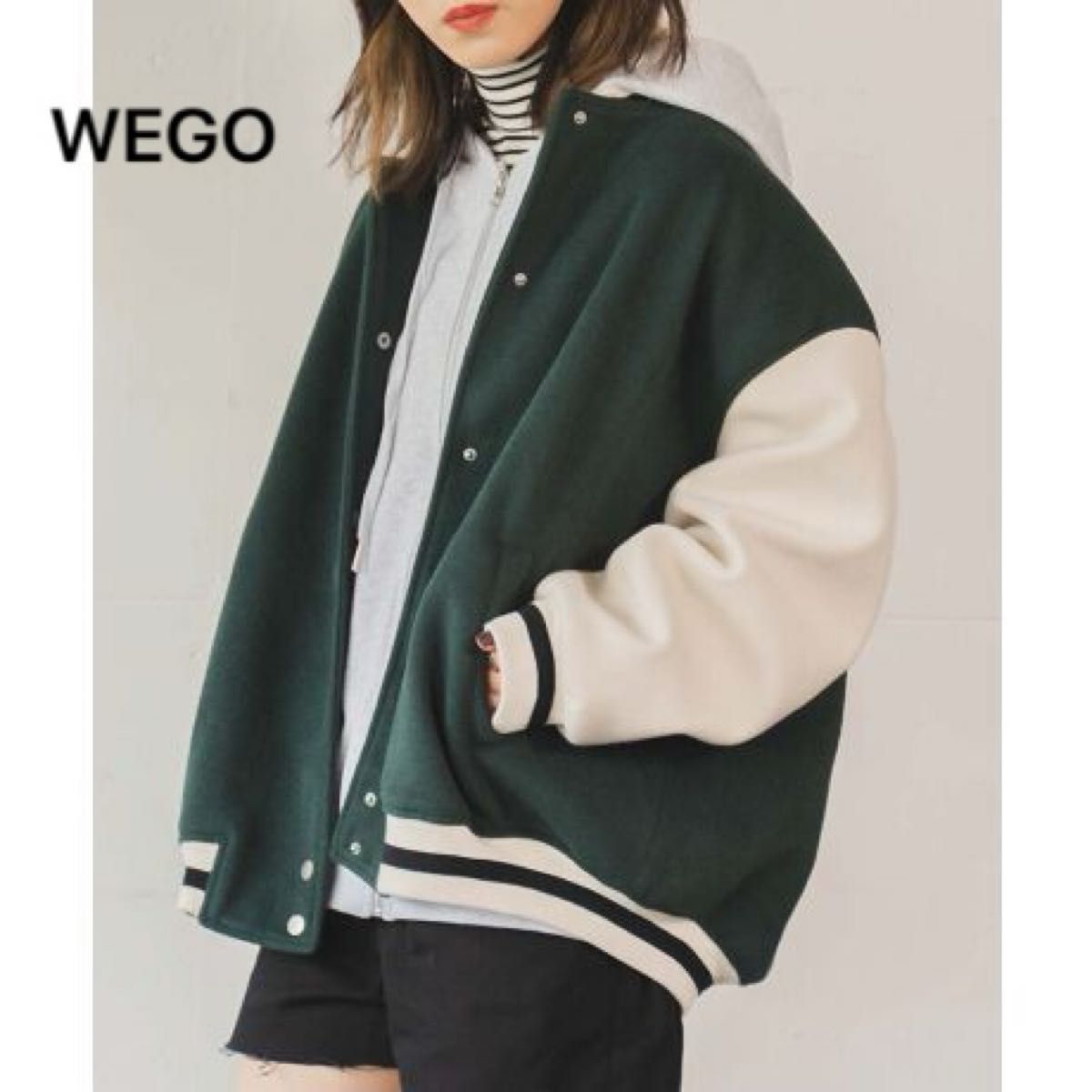 WEGO☆ラインリブスタジャン