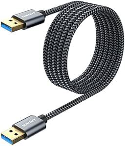 USB 3.0 ケーブル 2M SUNGUY USB ケーブル タイプAオス- タイプAオス 最大5Gbps高速データ転送 USBの画像1