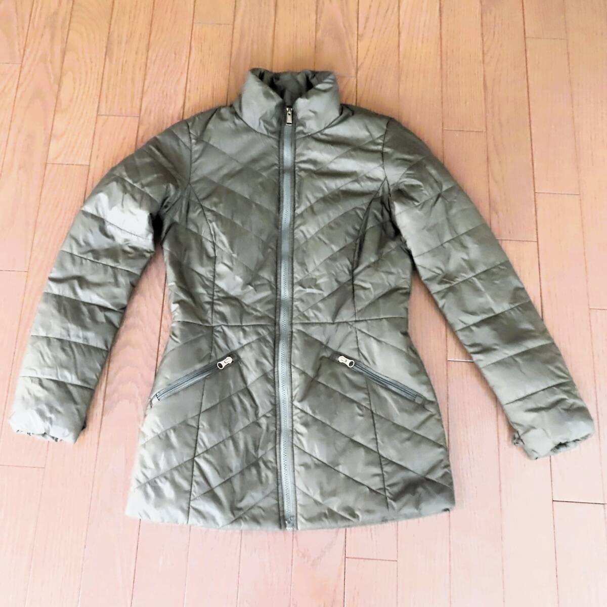 美品 THE NORTH FACE ノースフェイス ナイロンジャケット PRIMALOFT WOMENS FEMMES XS カーキ ウーマン レディース