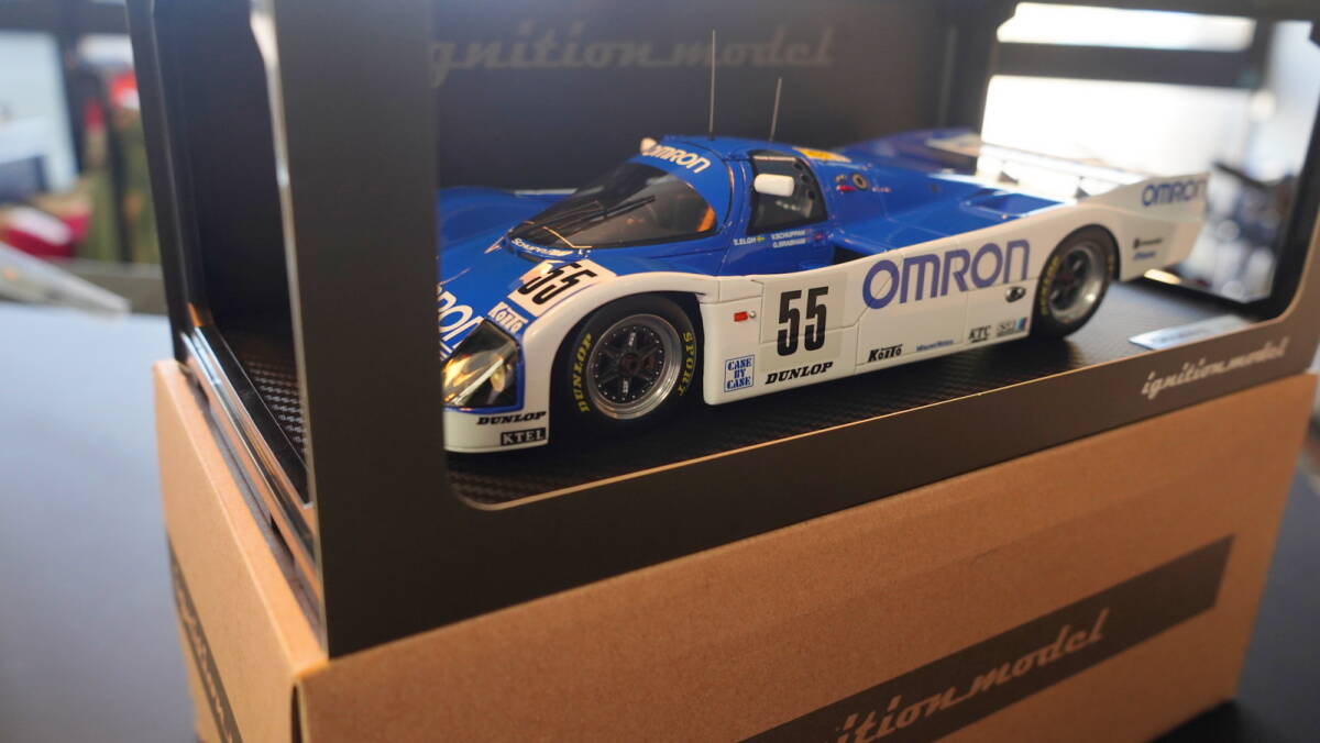 スパーク 1/18 ポルシェ 962C #55 LM 1989 オムロン Spark スパーク 1/18 ポルシェ 962C #55 LM 1989 オムロン Spark