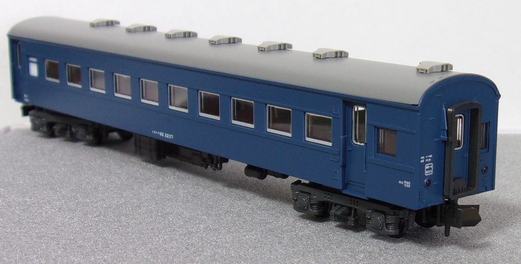 KATO スハフ42-2237 [10-034-1 旧形客車 4両セット(ブルー) から]の画像1