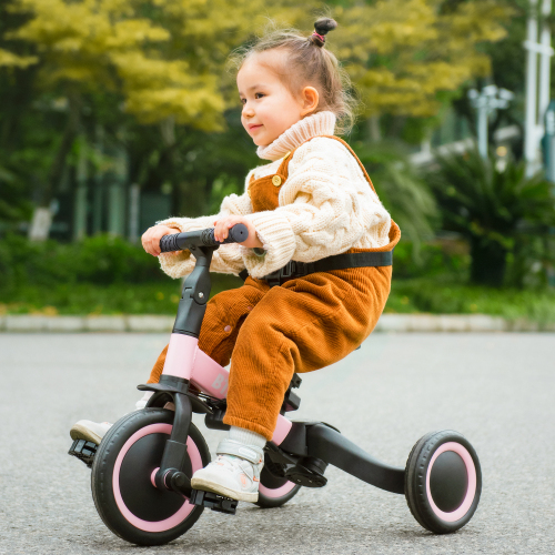  tricycle pair .. bike one pcs 4 position stroller .... hand pushed . stick attaching for children tricycle child bicycle 3 wheel Kids child bicycle bike pedal attaching birthday 