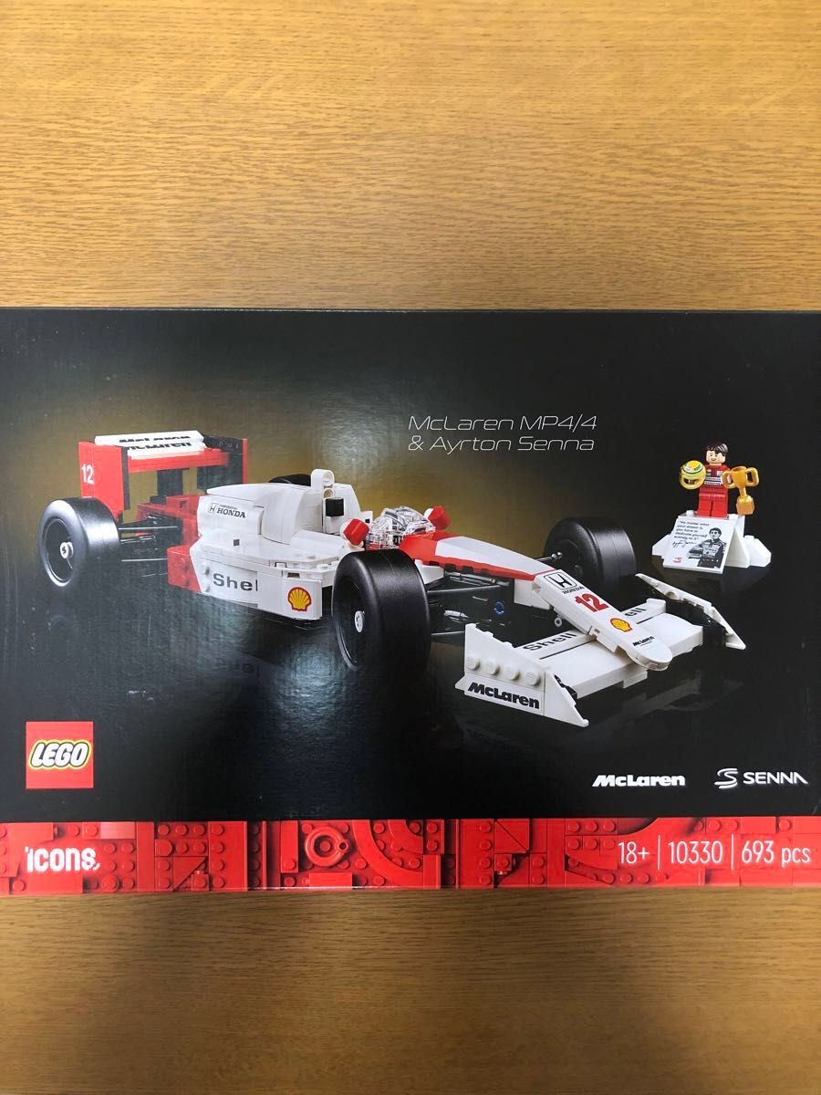 【新品 未使用】LEGO（レゴ） 10330 アイコンズ マクラーレン MP4/4 ＆アイルトン・セナ