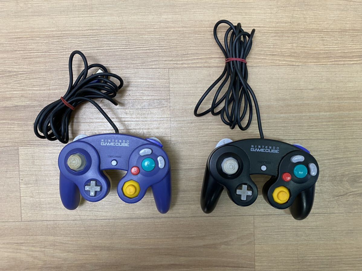 M10292【Nintendo】任天堂 GAMECUBE 本体 コントローラー ソフト ケーブル 全部まとめて ゲームキューブ 動作未確認 _画像9