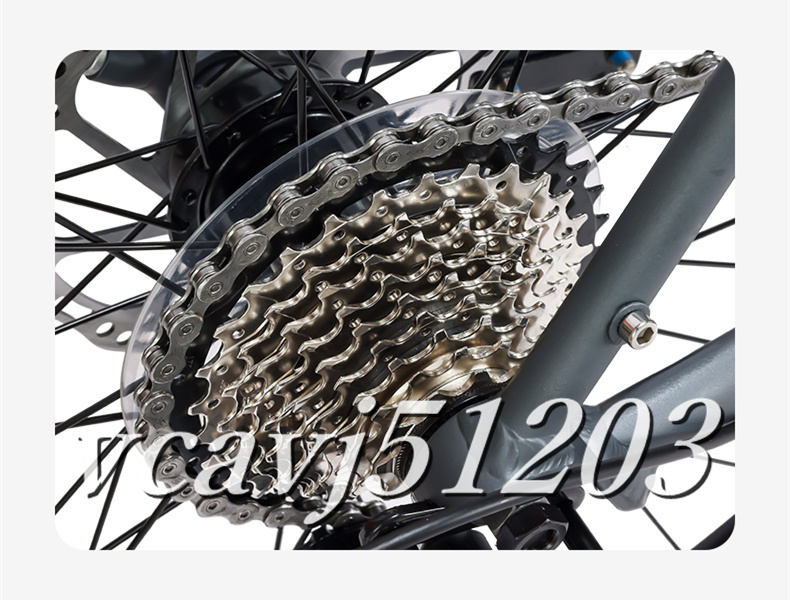 ◆稀少品◆2024年モデル ロードバイク 30段変速！自転車 軽量 前後ディスクブレーキ 通勤 通学 700C サドルカバー/フェンダー付きの画像9