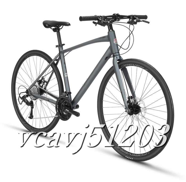 ◆稀少品◆2024年モデル ロードバイク 30段変速！自転車 軽量 前後ディスクブレーキ 通勤 通学 700C サドルカバー/フェンダー付きの画像10