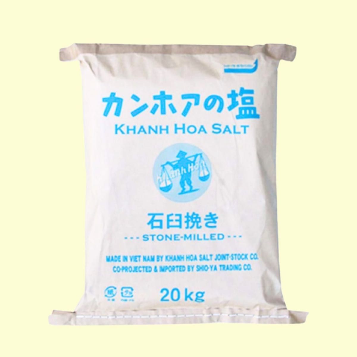 大人気！【カンホアの塩】 石臼挽き 1kg  ミネラル豊富な完全非加熱天日塩
