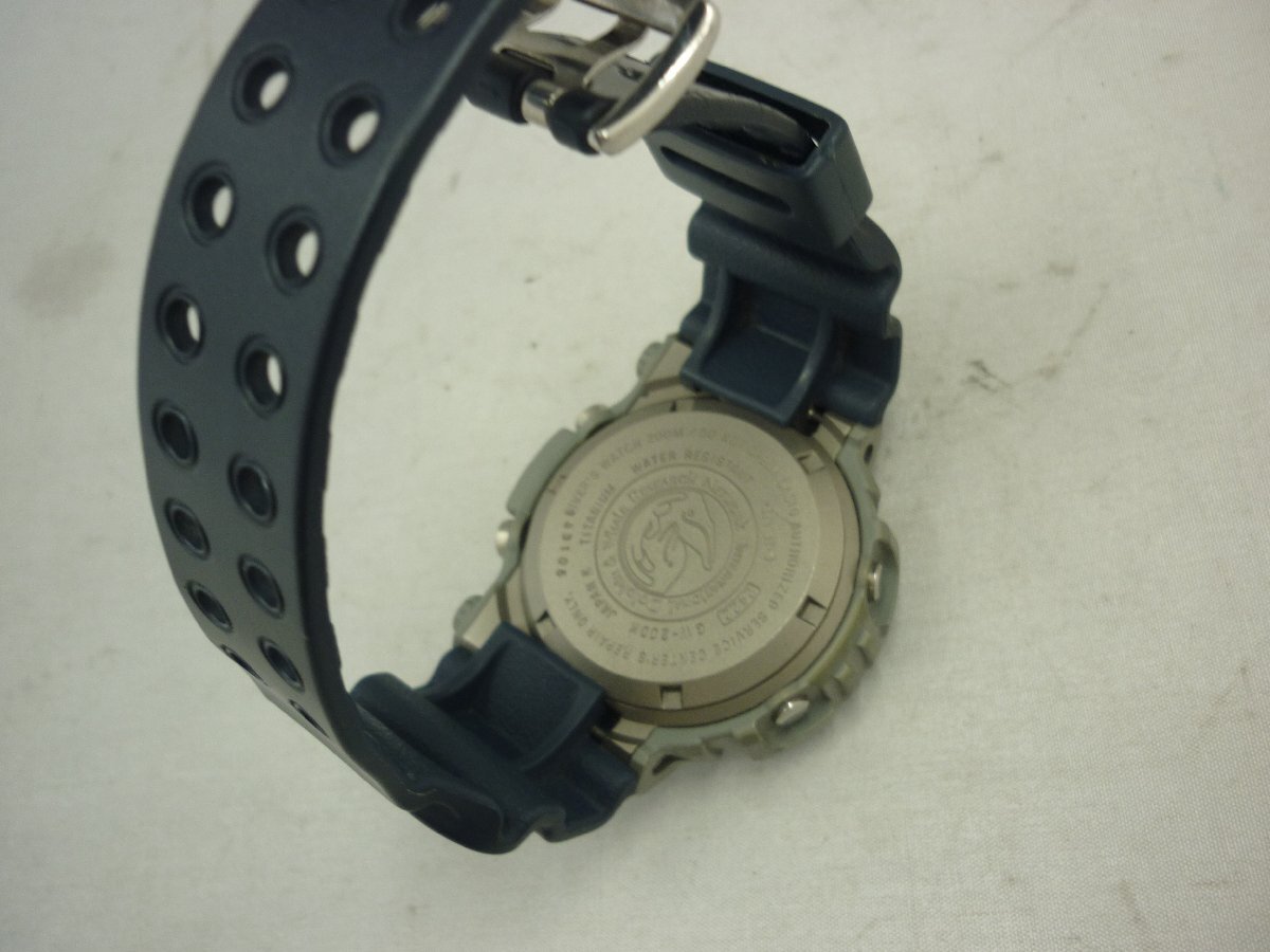 【CASIO GーSHOCK FROGMAN】カシオジーショック フロッグマン 腕時計 グレー×ネイビー SY02-DP9の画像3