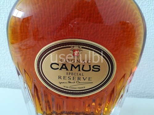 【古酒・未開栓】CAMUS カミュ スペシャルリザーブ ハーフボトル 40％ 350ml 箱付 コニャック（1-4-1）の画像3