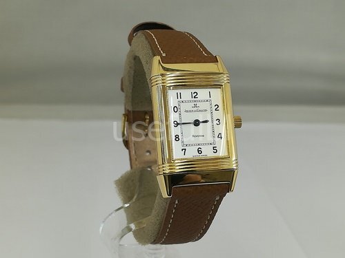 【腕時計】Jaeger　LeCoultre ジャガールクルト　レベルソ　260.1.08　18K（750）YG　32.27g　社外品レザーベルト　SY02-AEF★_画像1