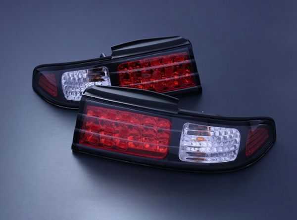 D-MAX 　S14シルビア　LEDテールランプ　３点SET（ブラック）【えむずマックス】A_画像2