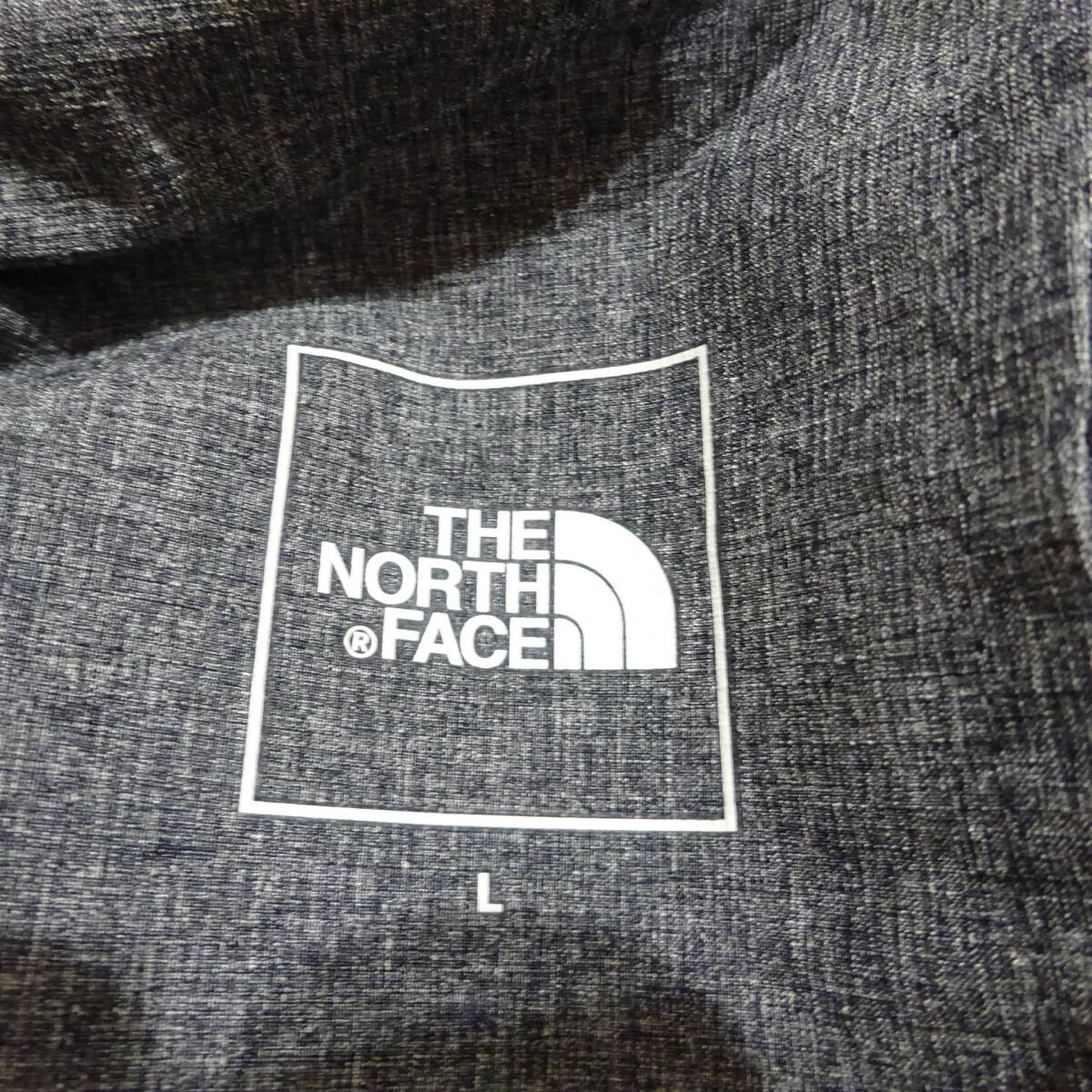 1円～ THE NORTH FACE ノースフェイス ハーフパンツ トレーニング リブショーツ NB72284 グレー系 Lサイズ メンズ _画像6