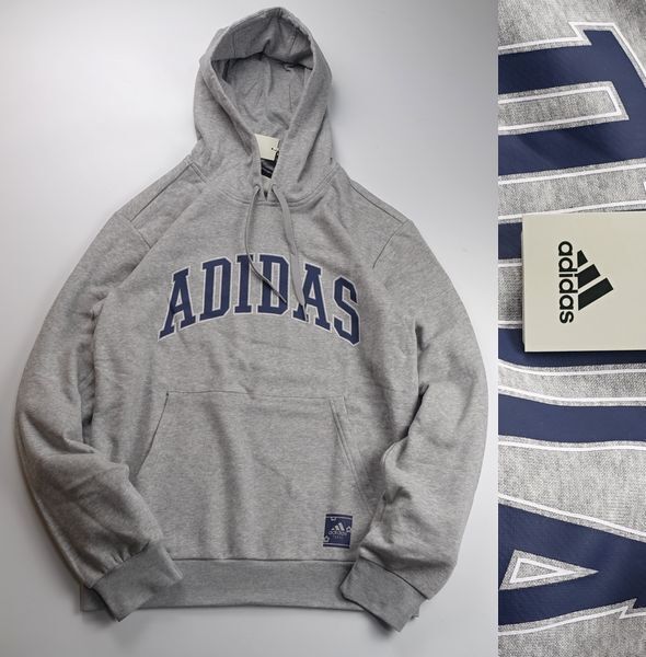 新品 XLサイズ adidas アディダス フレンチテリー パーカー プルオーバー スウェット ビッグロゴ Tokyo メンズ _画像1