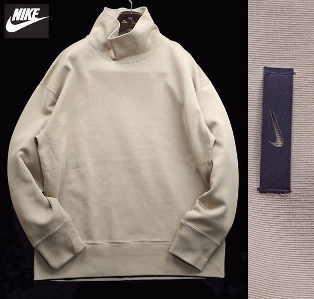 新品 NIKE AS M NK TCH FLC TURTLE NECK ナイキ テック フリース Ｌサイズ タートル ネック スウェット メンズ 定価15,620円_画像1