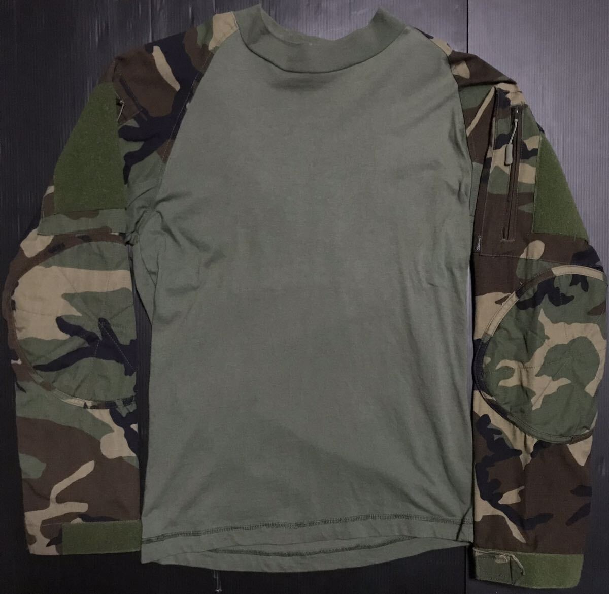 即決  米軍 LE TRU-SPEC ウッドランド コンバットシャツ Sサイズの画像1
