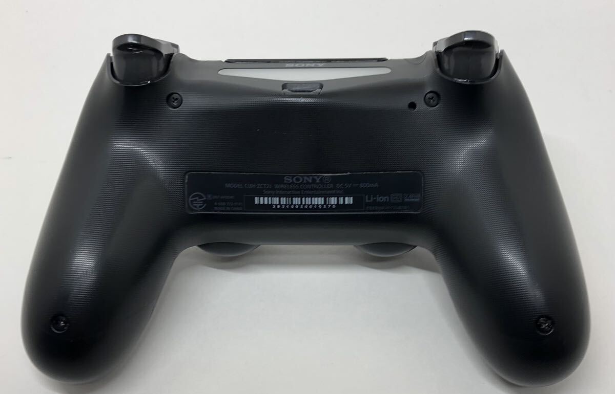 PS4 コントローラー 純正 黒 ブラック ディアルショック4 DUALSHOCK4 CUH-ZCT2J アルコール消毒済 B01_画像4