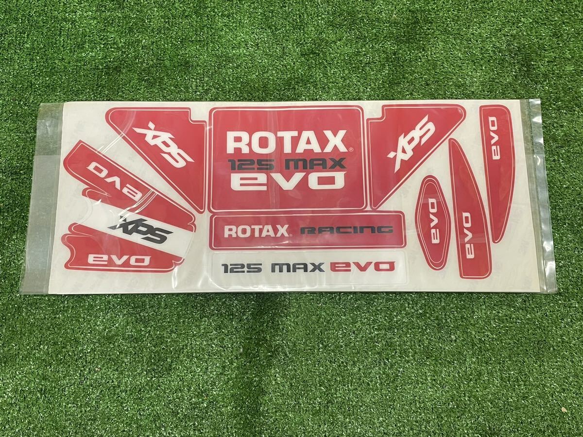 #02471 新品未使用 ROTAX 純正 MAX EVO ラジエターステッカー_画像1