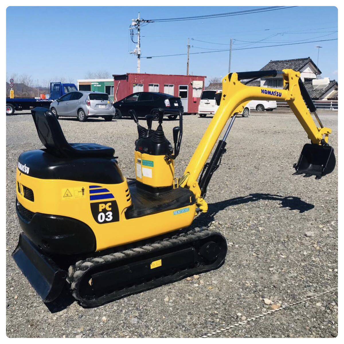 ** Komatsu ** Yumbo **PC03-2** period of use 702h ** Mini hydraulic excavator **