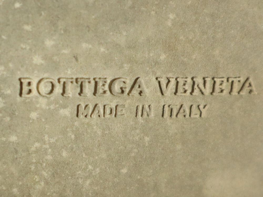 BOTTEGA VENETA MADE IN ITALY ボッテガ・ヴェネタ イタリア製 イントレチャート メンズ ハイカット スニーカー 27.5cm ベージュ //_画像8