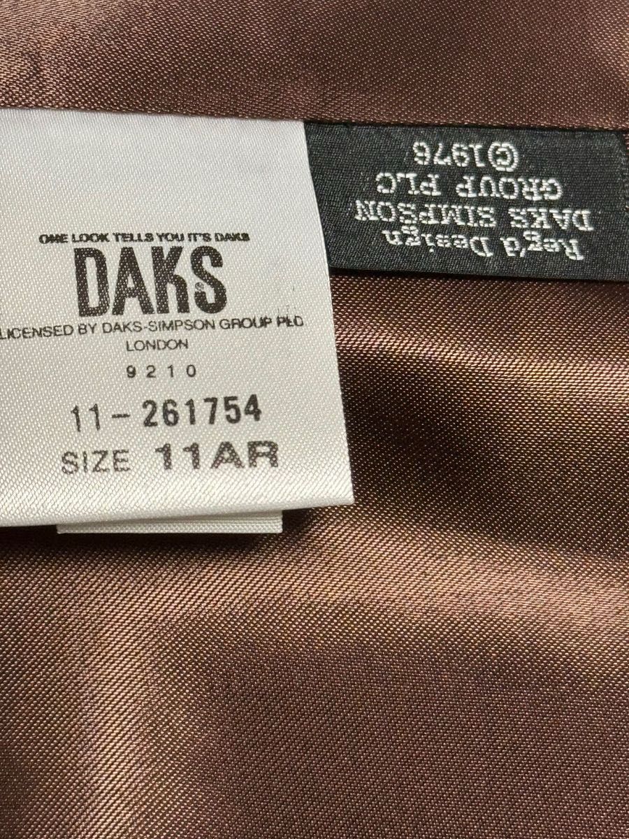 【極美品】DAKS LONDON ベルベットパーカー ブラウン ハウスチェック