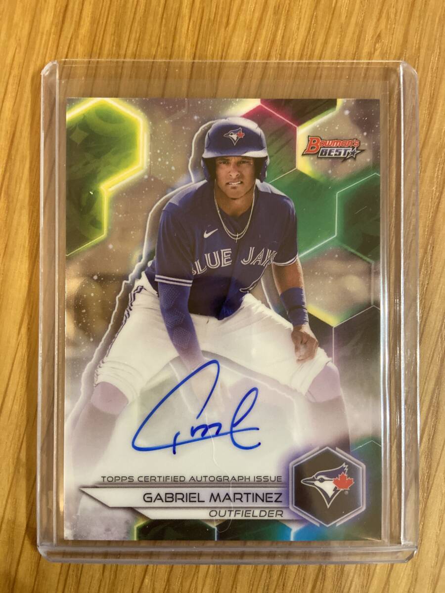 2023 Topps Bowman’s Best Gabriel Martinez Autoの画像1