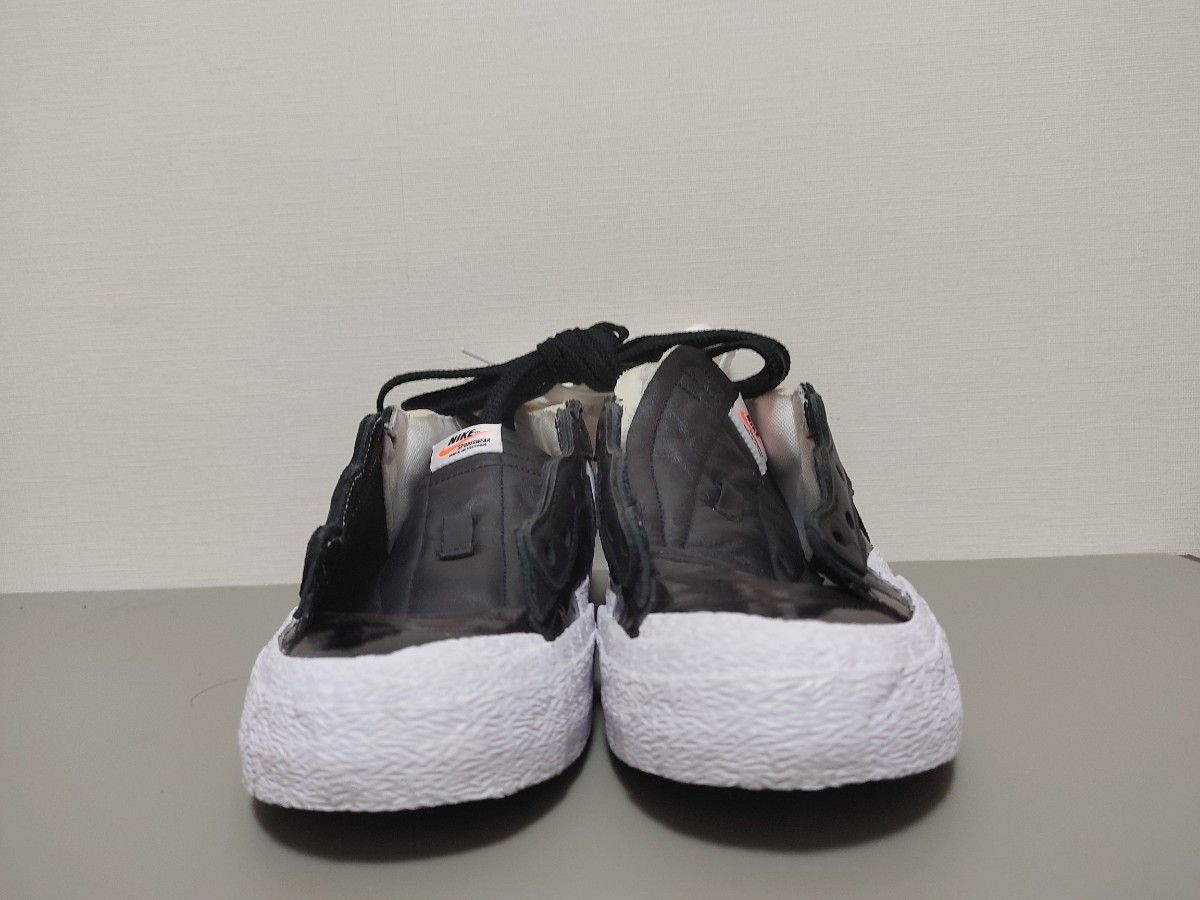 sacai × Nike Blazer Low Black Patent Leather 中古