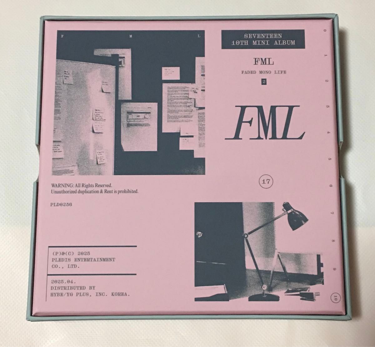 SEVENTEEN FML CD B盤 Faded Mono Life ver. セブチ