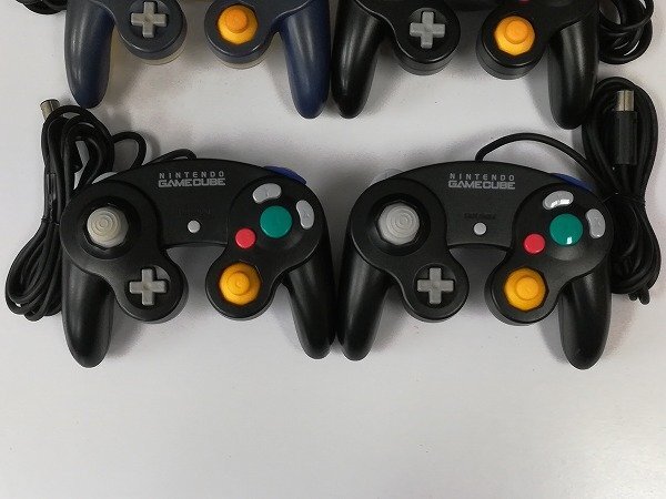 gV144b [ operation not yet verification ] GC Game Cube controller only orange violet & clear black total 6 point | X