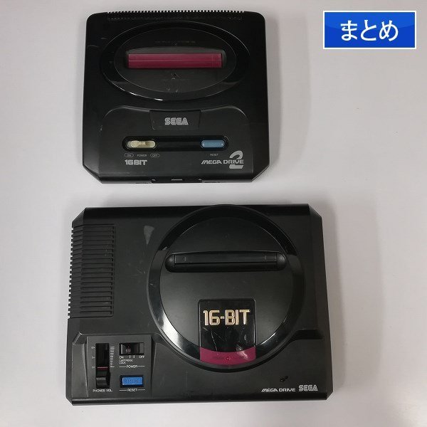 gY442b [訳あり] MD セガ メガドライブ メガドライブ2 本体のみ / 計2点 SEGA MEGADRIVE | ゲーム X_画像1