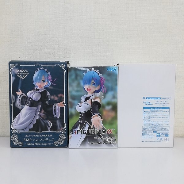 mJ194c [まとめ] Re:ゼロから始める異世界生活 AMP レム Winter Maid image タイクレ限定ver. 他 | 美少女フィギュア J_画像1