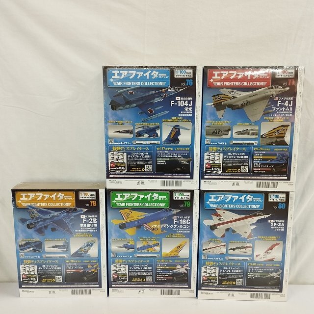 mF382c [未開封] アシェット 1/100 エアファイター コレクション vol.76～vol.80 空自 XF-2A 他 | ダイキャスト模型・モデル Tの画像2