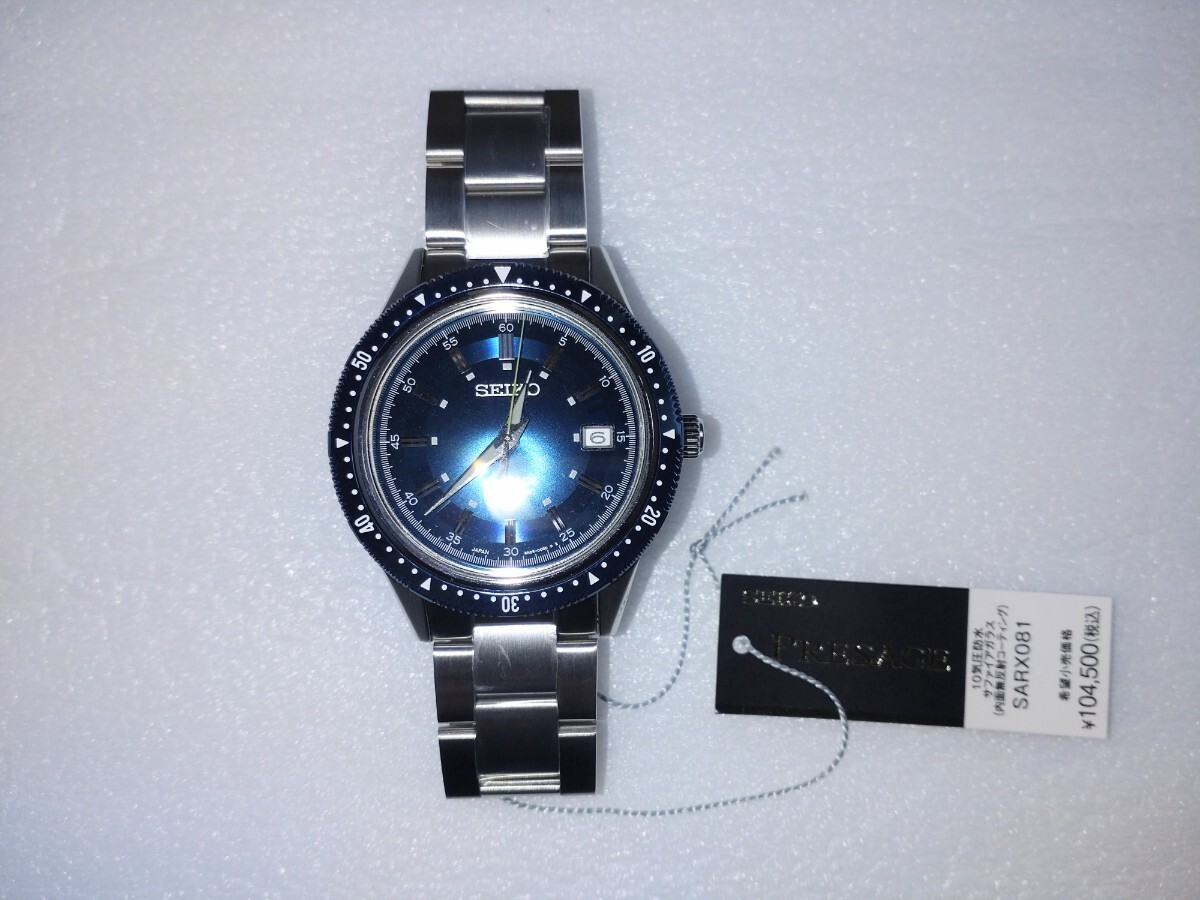 セイコー プレザージュ ジャパンコレクション2020 限定モデル クラウンクロノグラフ デザイン SARX081 メンズ 腕時計 メカニカル 自動巻き_画像3