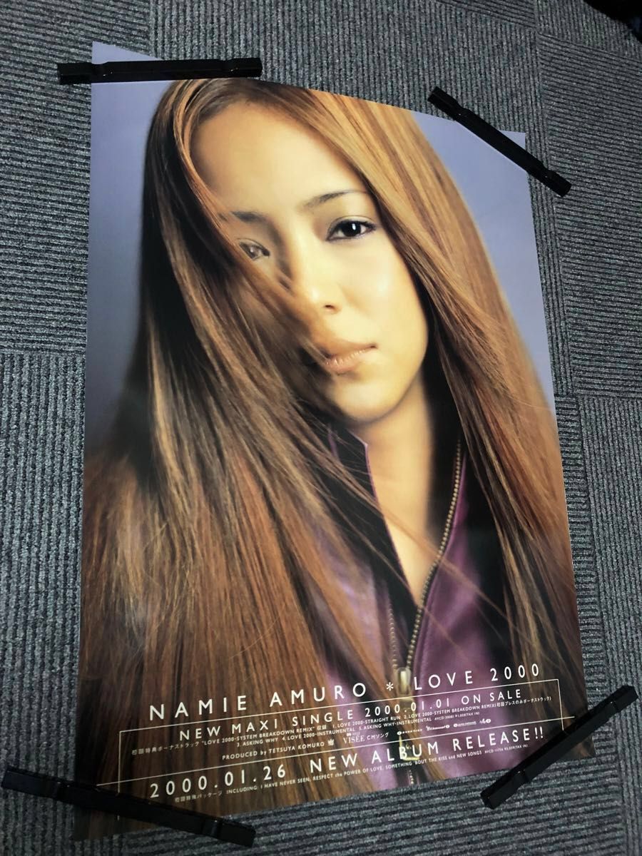 【大特価】安室奈美恵　LOVE 2000　告知ポスター　非売品　販促