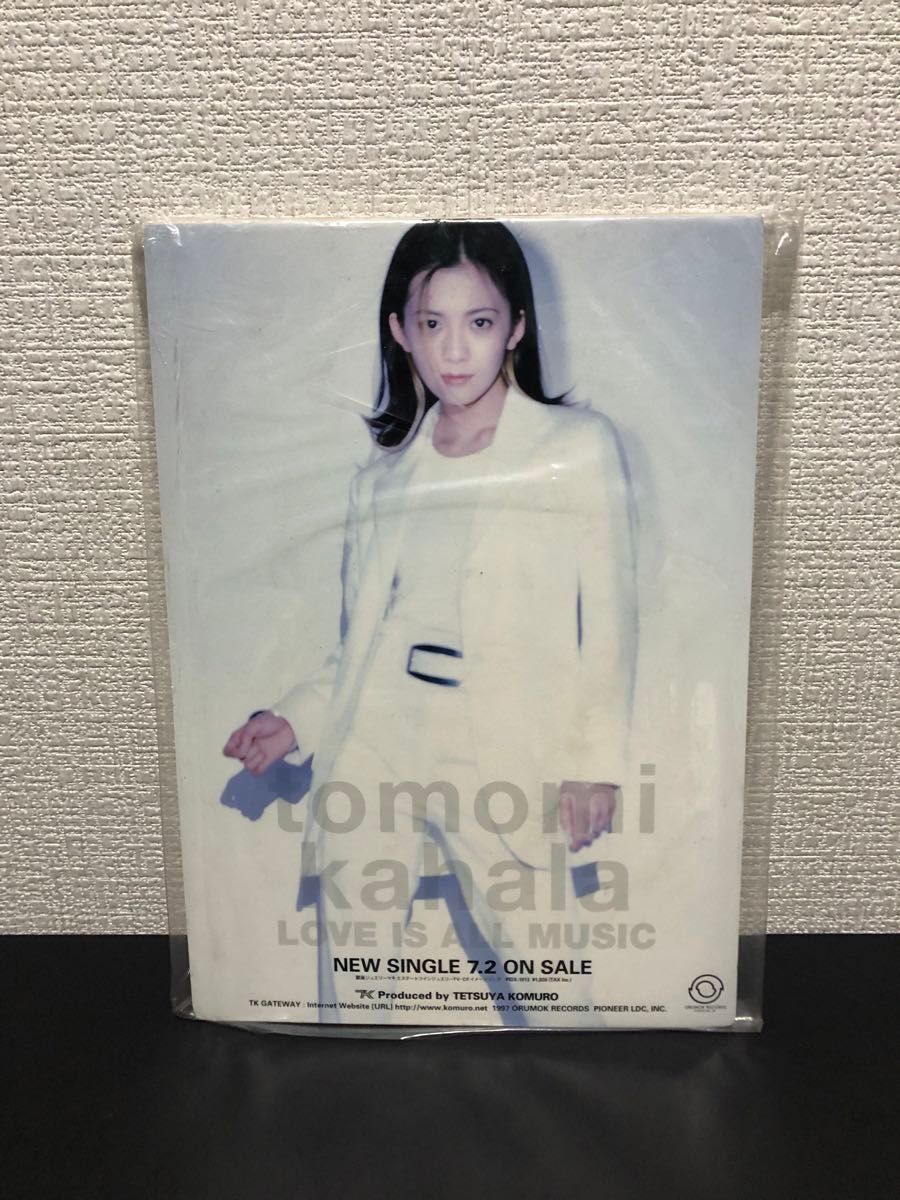 華原朋美　LOVE IS ALL MUSIC　販促POP　非売品