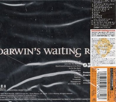 ■ ダーウィンズ・ウェイティング・ルーム ( DARWIN'S WAITING ROOM ) [ オーファン ] 新品 未開封 CD 即決 送料サービス ♪_画像2