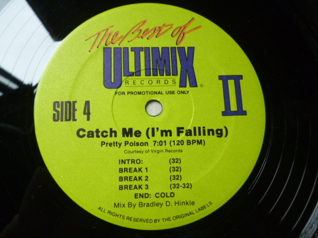 Pretty Poison / Catch Me (I'm Falling) 激アッパーレアULTIMIX 12EP The 1987 Flashback Medley (Part 1) 収録 試聴の画像3