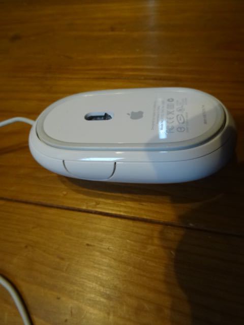 動作確認済 Apple 純正 USBマウス 有線 アップル ホワイト_画像4