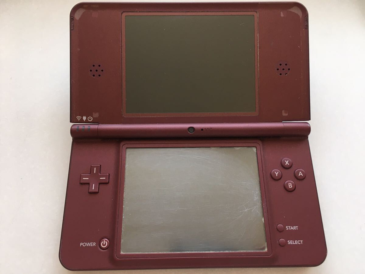 ★送料370円★動作OK☆Nintendo DSi LL ワインレッド 任天堂 ニンテンドー _画像3