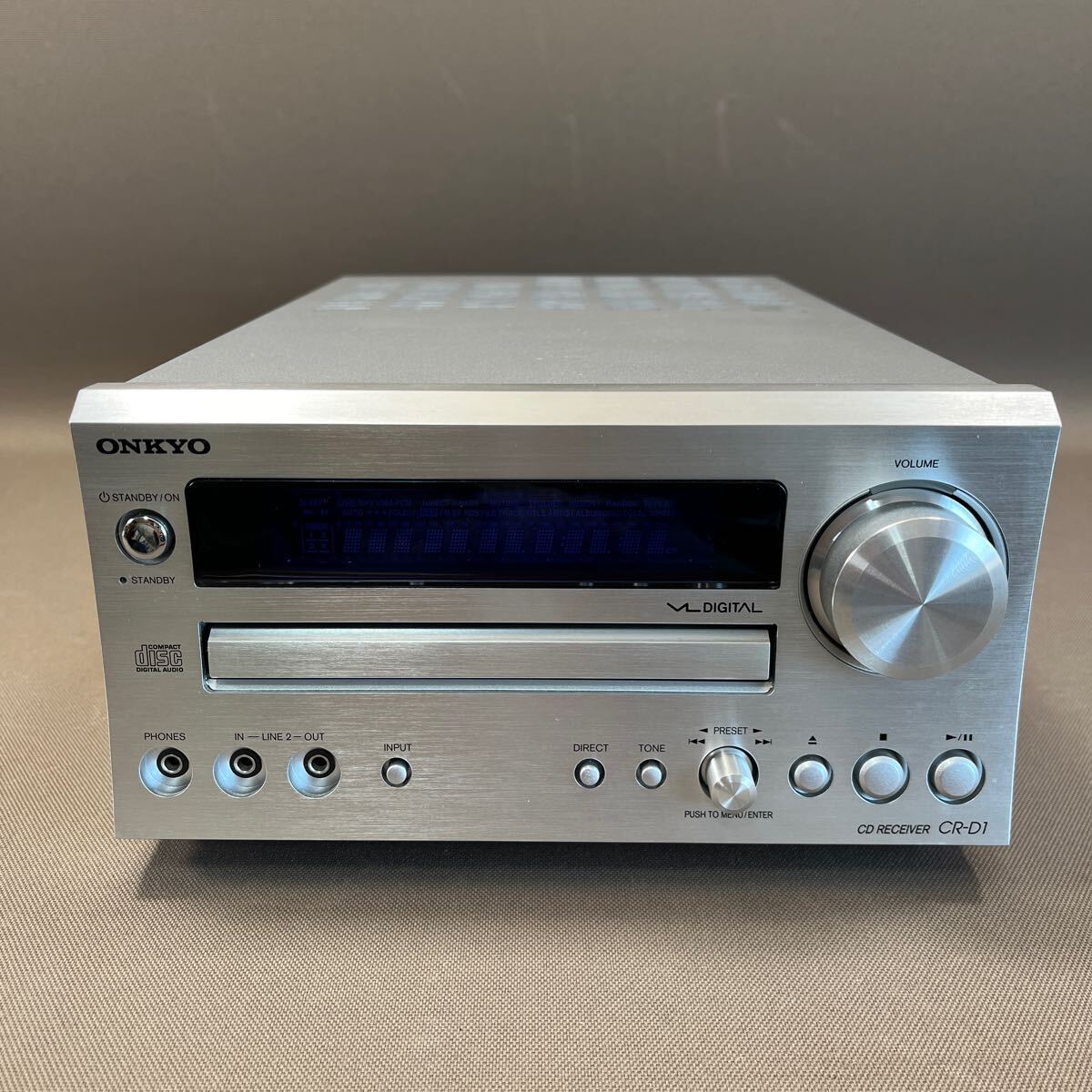 動作確認済み 美品 ONKYO オンキョー CR-D1 CDレシーバー CD RECEIVER CDデッキ FM チューナー アンプ オーディオ CDプレーヤー_画像1