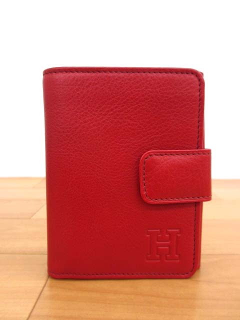 フォロー割適用】 ：美品 ヒロフ HIROFU センプレ 二つ折り財布 レザー