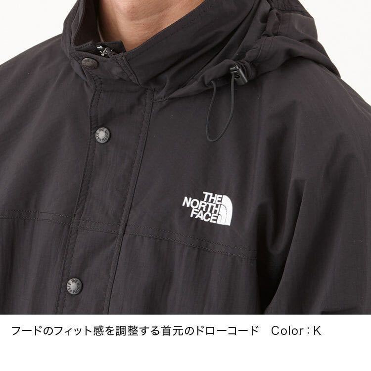 新品 2024年春新作 THE NORTH FACE (ザ・ノースフェイス) Lサイズ ハイドレナウィンドジャケット (K)ブラック NP72131_画像8