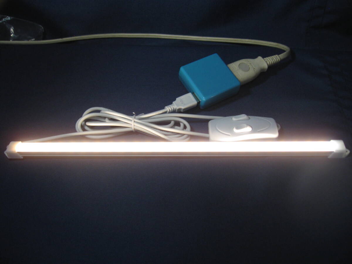 【新品】LED USBバーライト 35ｃｍ 高輝度 直管形 電球色 昼白色 昼光色 三段階 調色 キッチンライト・蛍光灯・棚下ライトなど　送料無料 _画像8