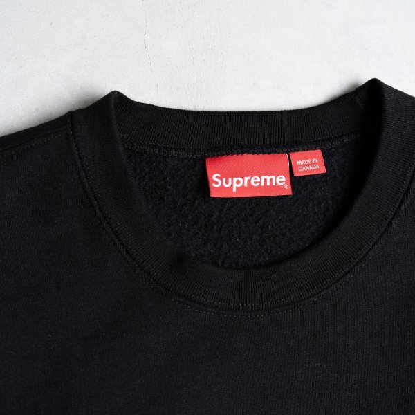 wooster合同会社 　SUPREME Small Box Crewneck スモールボックスロゴクルーネックスウェット XL　ブラック　黒 　オーバーサイズデザイン_画像6