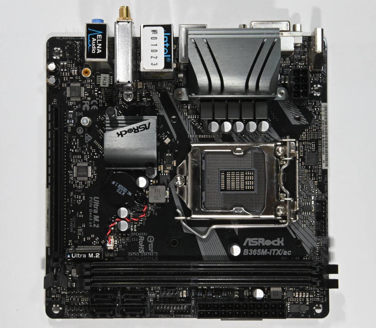 動作保証★マザーボード mini-ITX ASRock B365M-ITX_ac LGA1151 付属品付★023_画像2